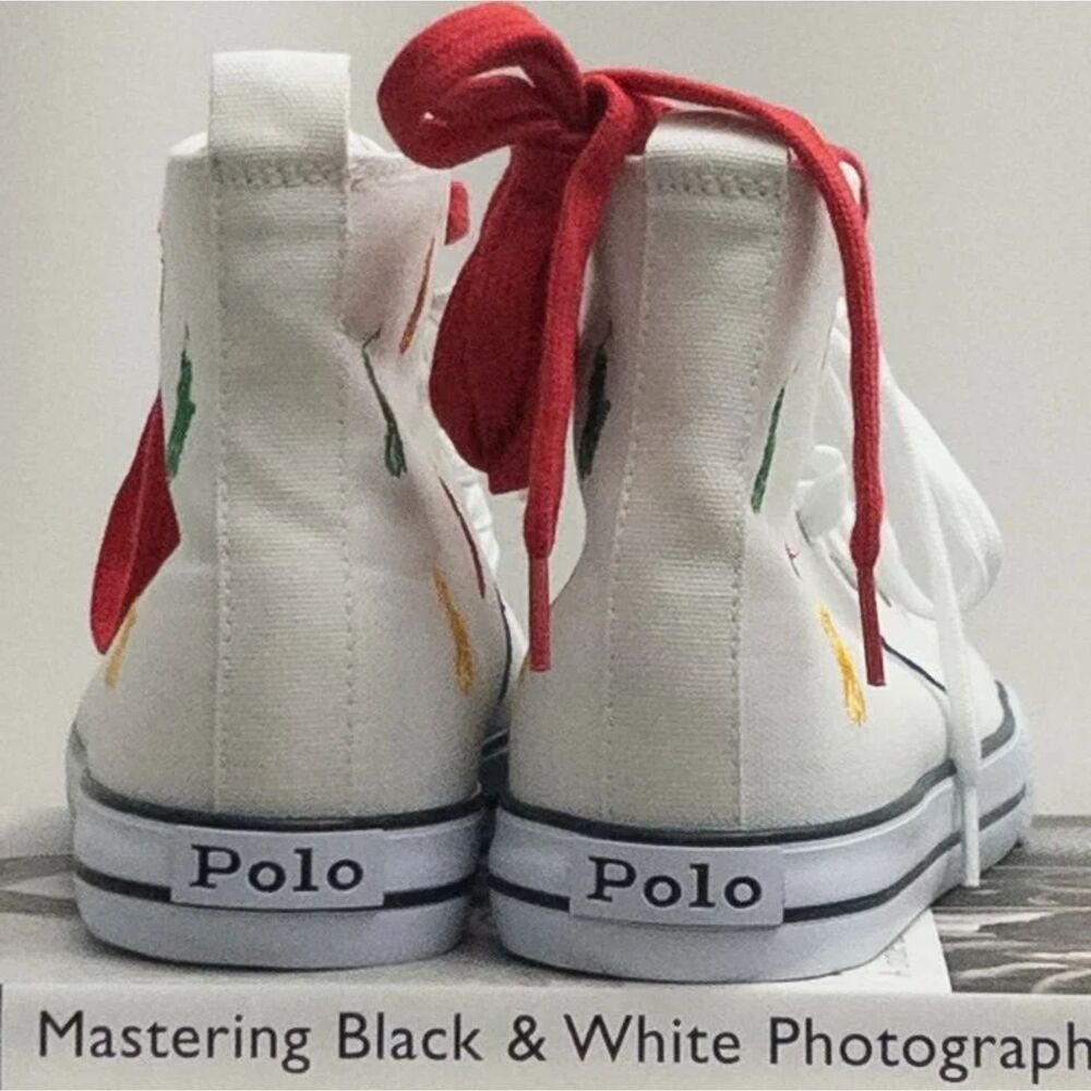 Polo Ralph Lauren — Sneakers · Canvas · Sz US 7 / UK 6.5 - Picture 4 of 12